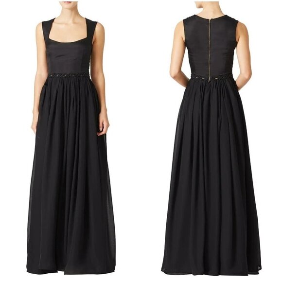 Allison Parris Black Freya Formal Gown $665 - Picture 1 of 9
